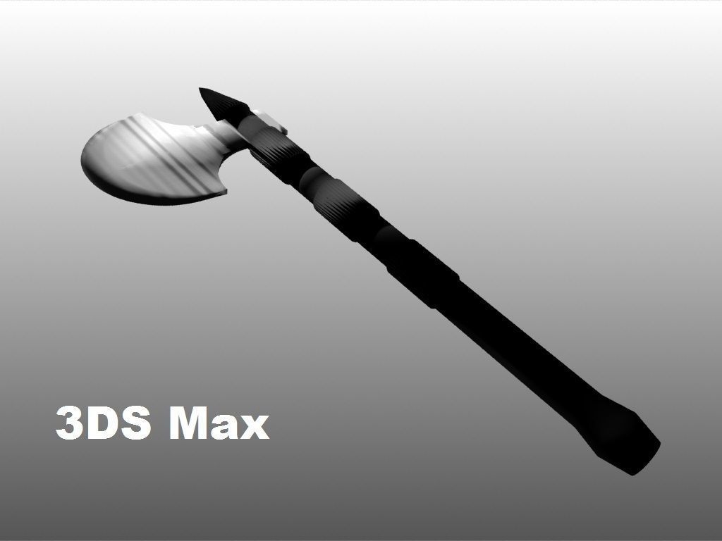 dotted ax  3D model_1