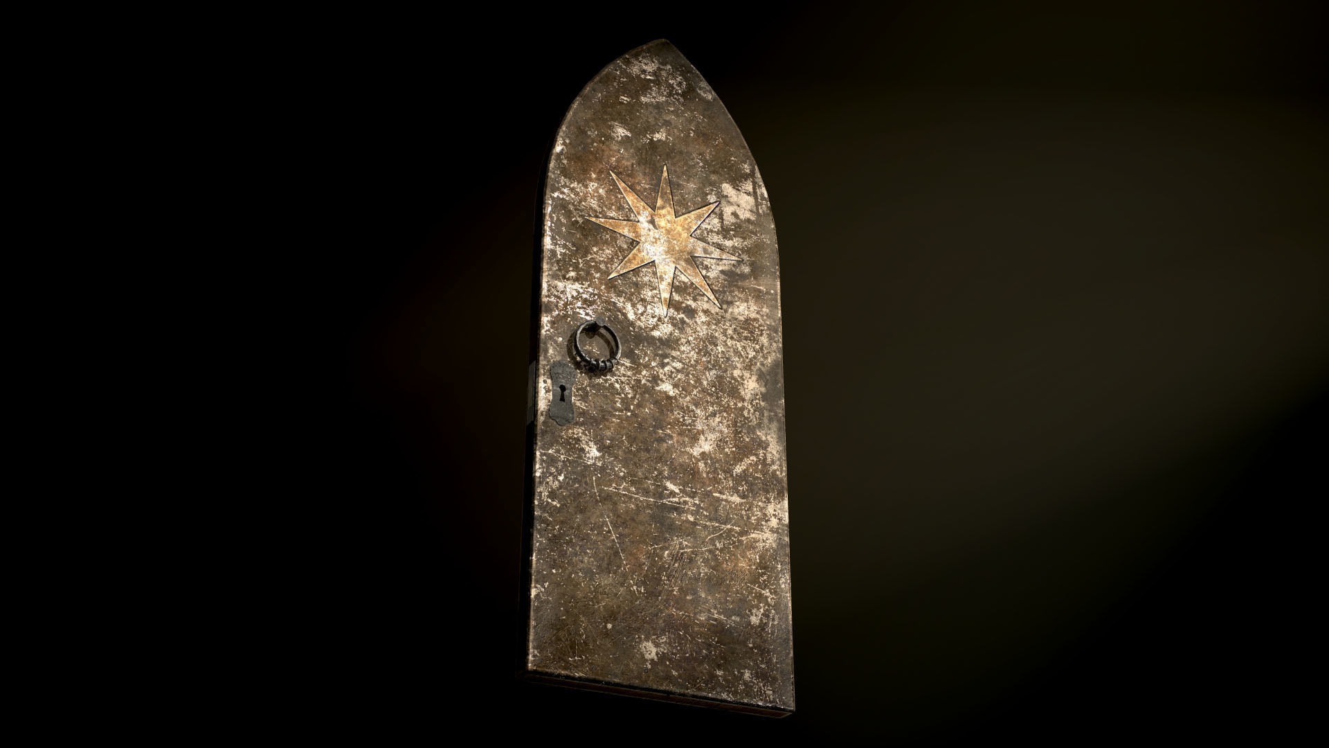 Five Medieval Doors 3D Model Collection_39