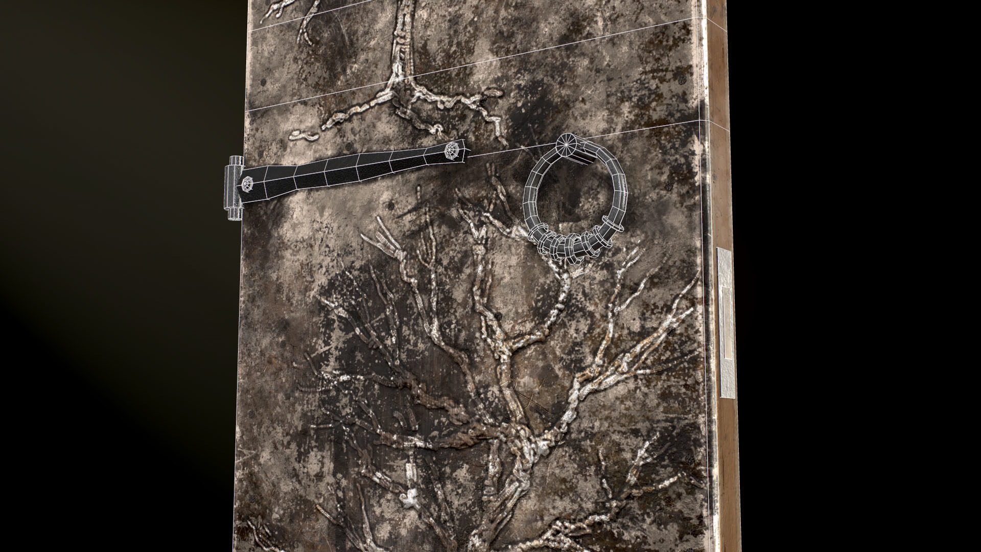 Five Medieval Doors 3D Model Collection_36