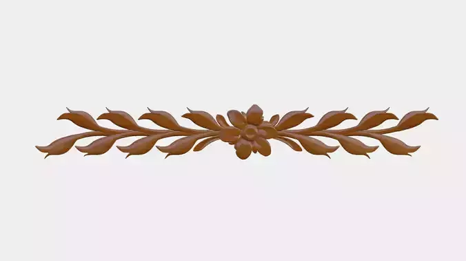 Flower Decor For Wood Carving