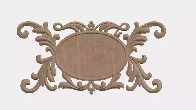 Mirror Frame Decor For Wood Carving