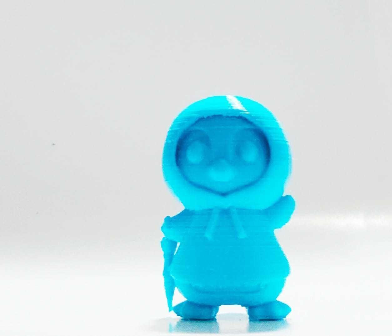 Penguin Rain 3D print model_9