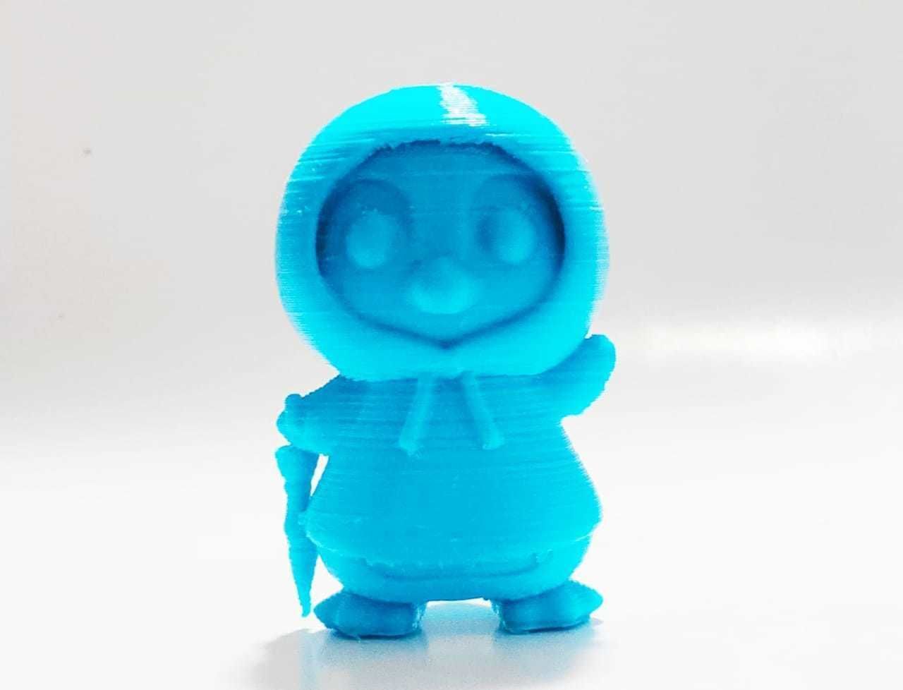 Penguin Rain 3D print model_4
