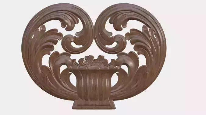 Wooden Flower Decor