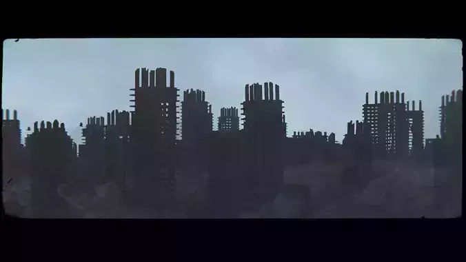 Ruined buildings pack - Free download Free low-poly 3D model