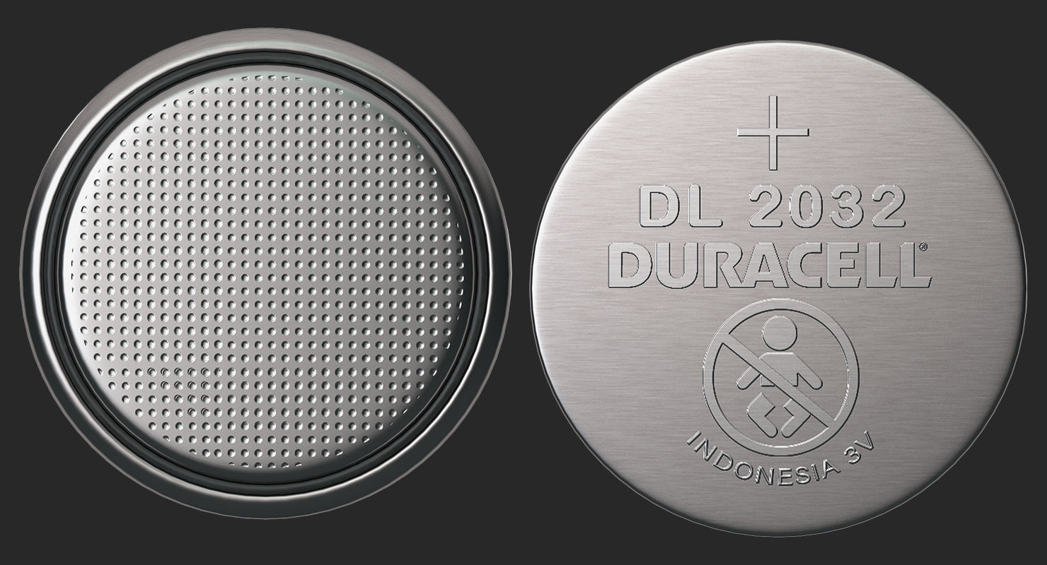 Duracell CR2032 3D model_4