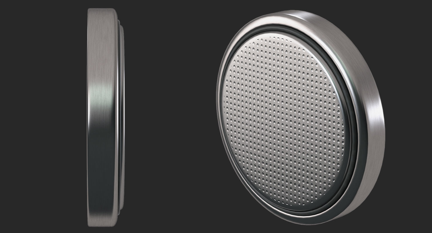 Duracell CR2032 3D model_6