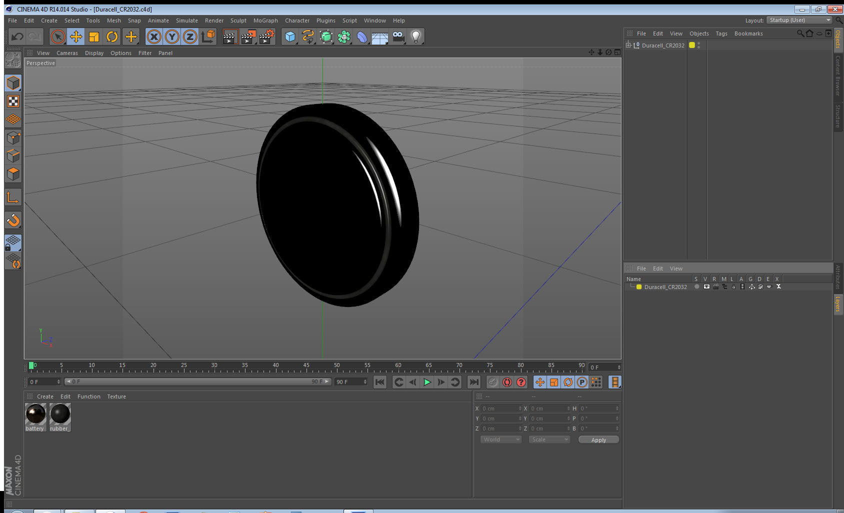Duracell CR2032 3D model_12