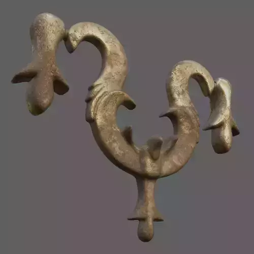 Kapi Tokmagi 3 - Doorknocker 3 Free low-poly 3D model