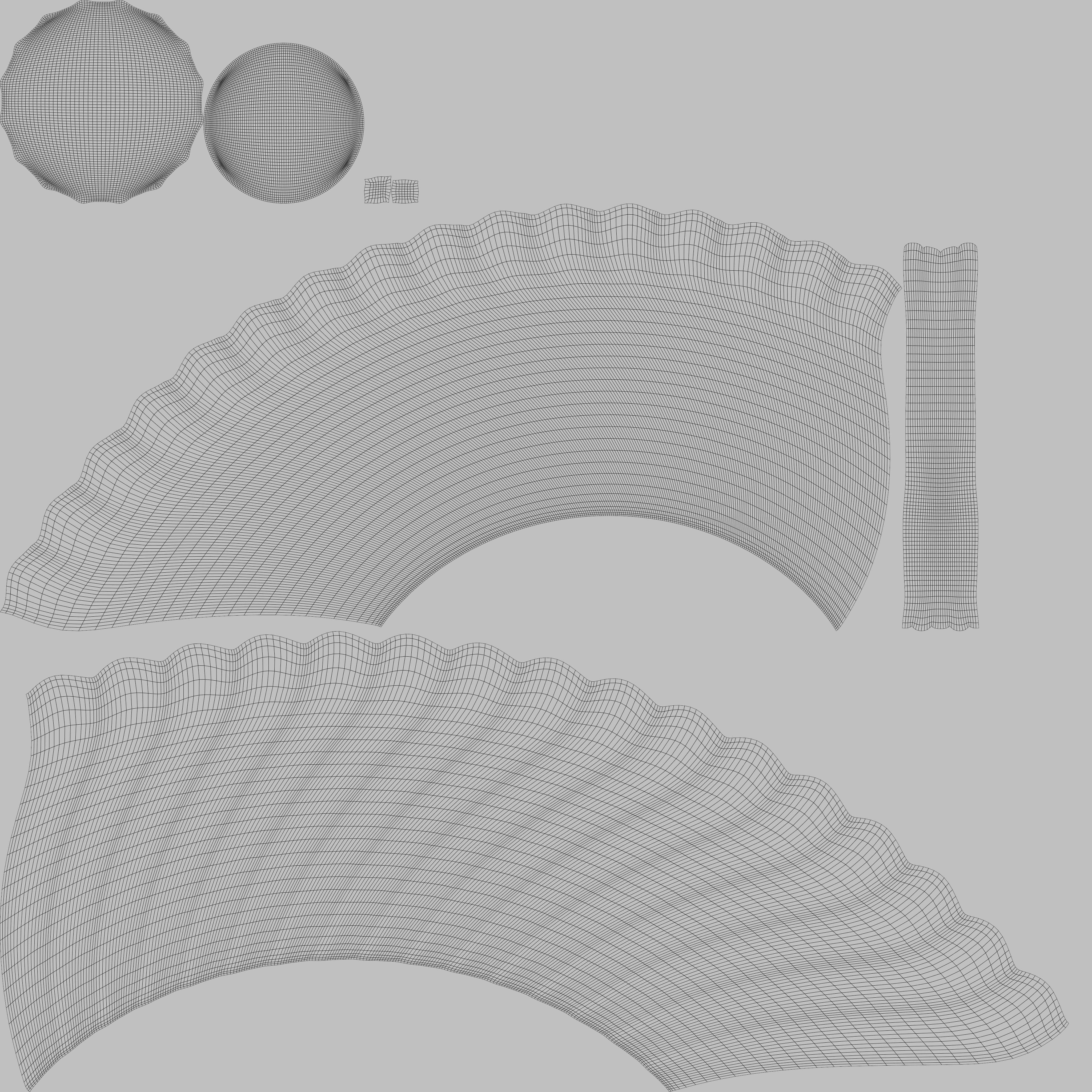 Fluted twisted teacup 3D model_10