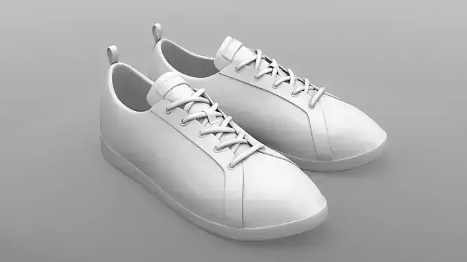 Shoe 3d Model pair of sneakers