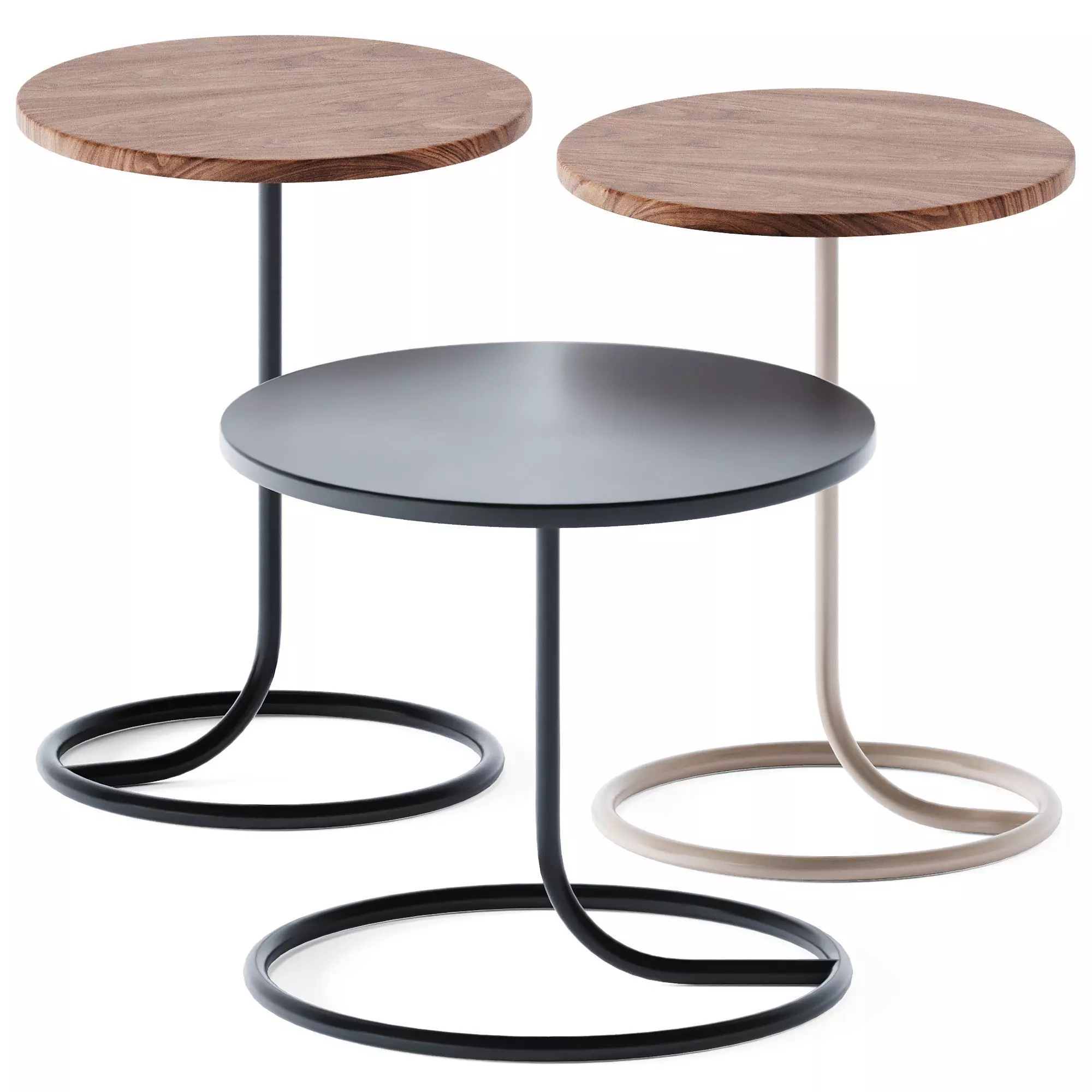 Side Tables L-IOT by Lande 3D model_0