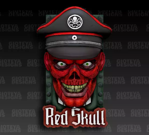 Red Skull 3D model_0