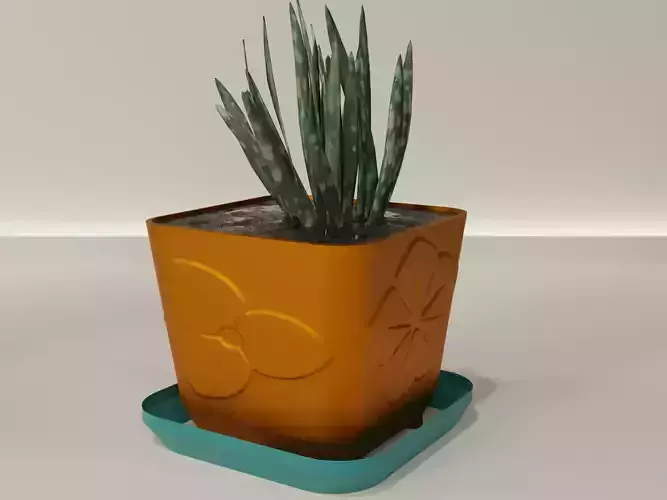 plant pot with drain 65