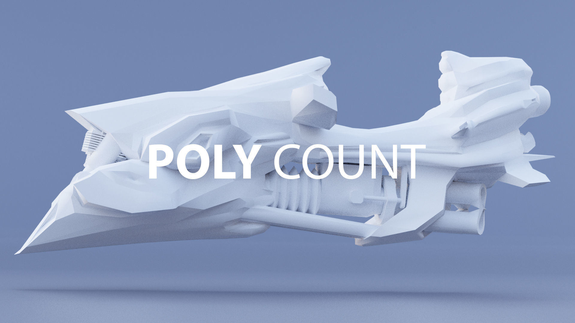 HOVER BIKE - ANUBIS Low-poly 3D model_10