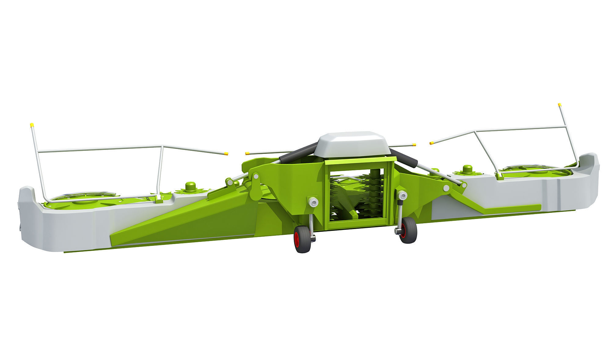 Harvester Threshing Header 3D model_4