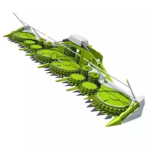 Harvester Threshing Header 3D model