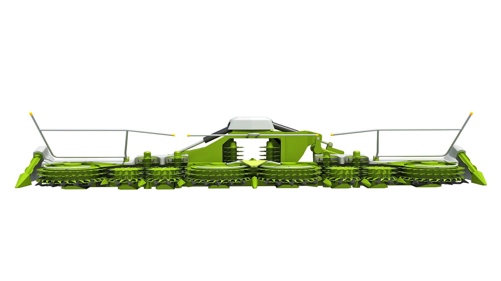 Harvester Threshing Header 3D model_11