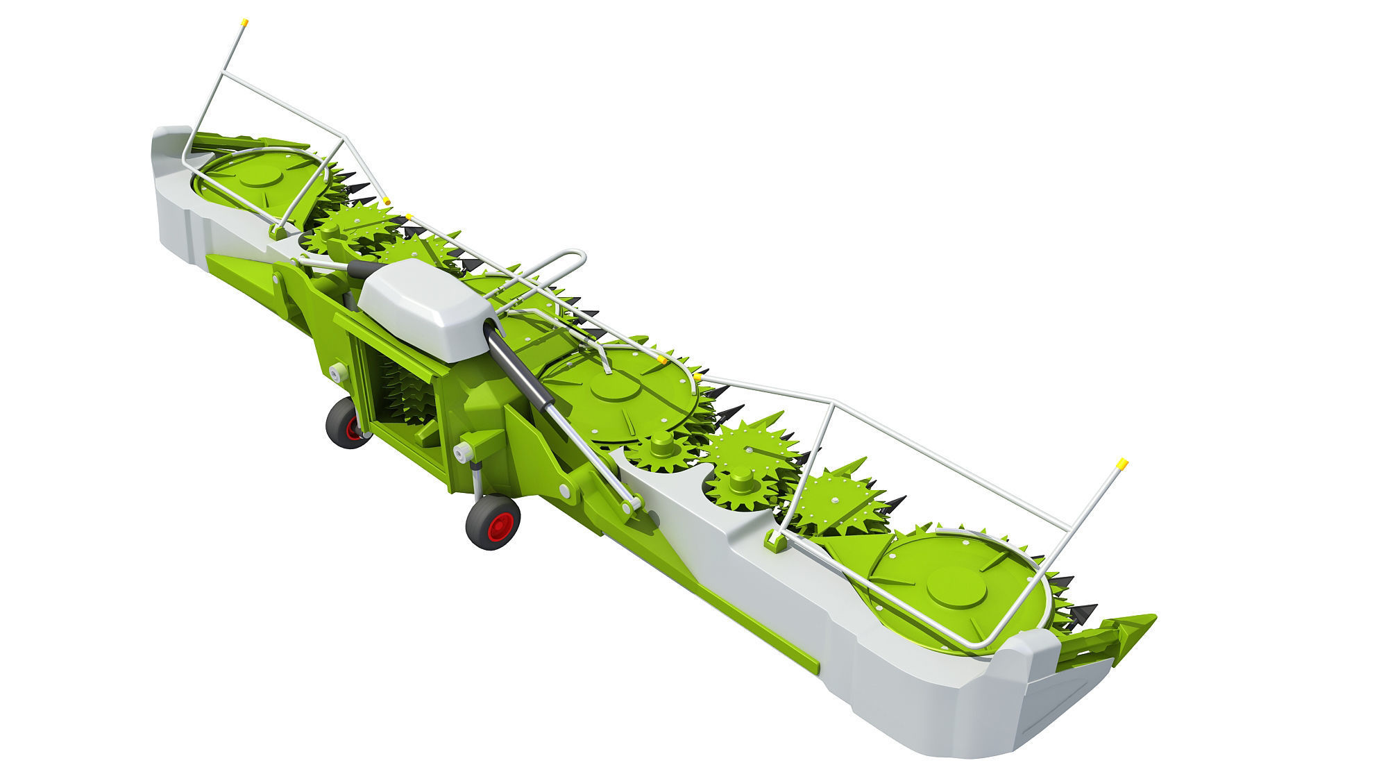 Harvester Threshing Header 3D model_6