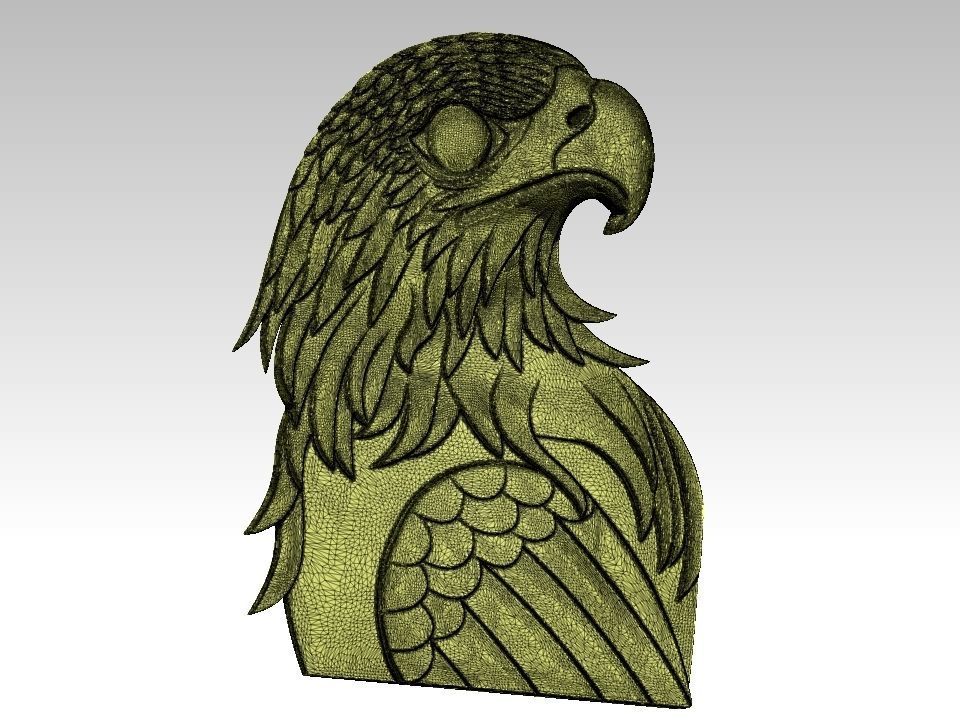 Bird Eagle  3D print model_4
