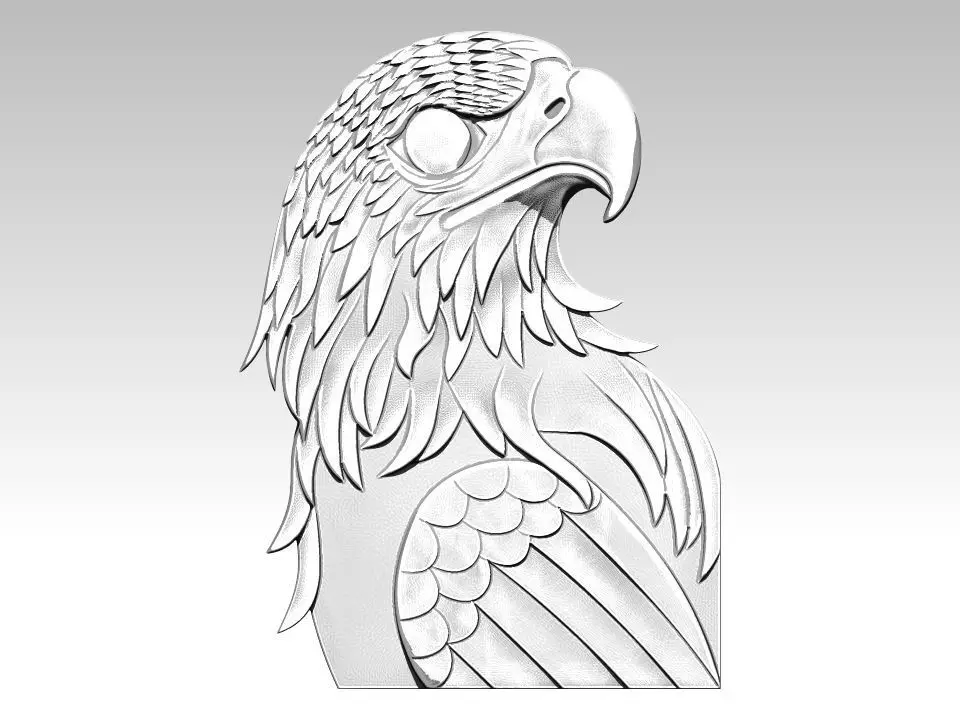 Bird Eagle  3D print model_0