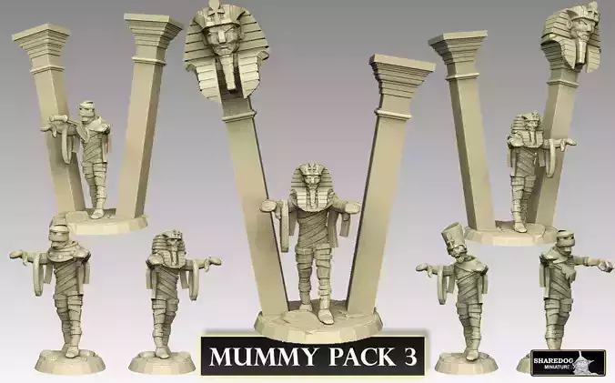 Mummy Pack 3 3D print model
