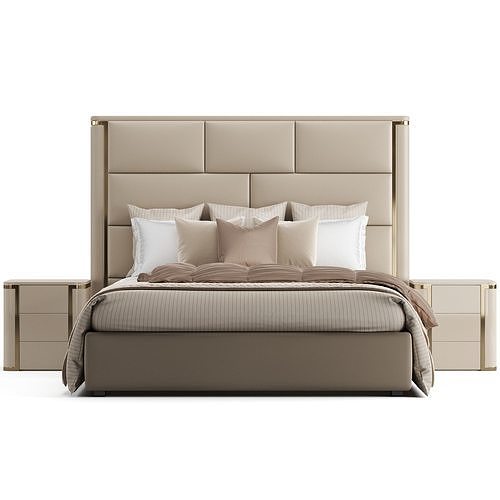 Fendi Casa Montgomery Bed 3D model