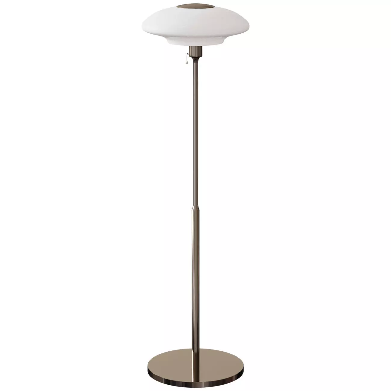 TELLBYUN Floor lamp nickel-plated milky glass135 cm 3D model