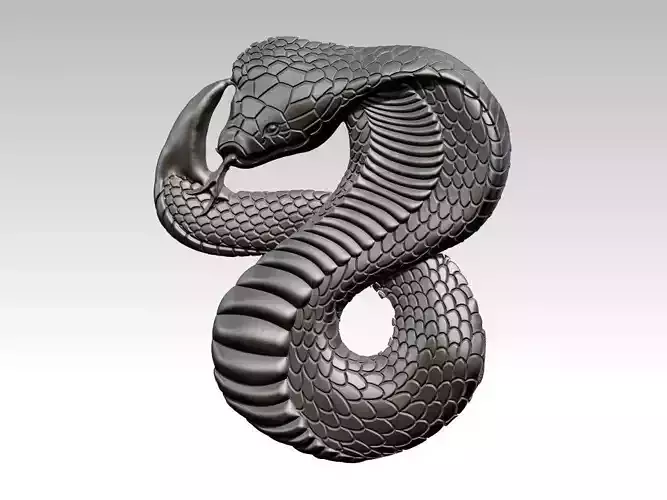 Snake Relief 3D print model