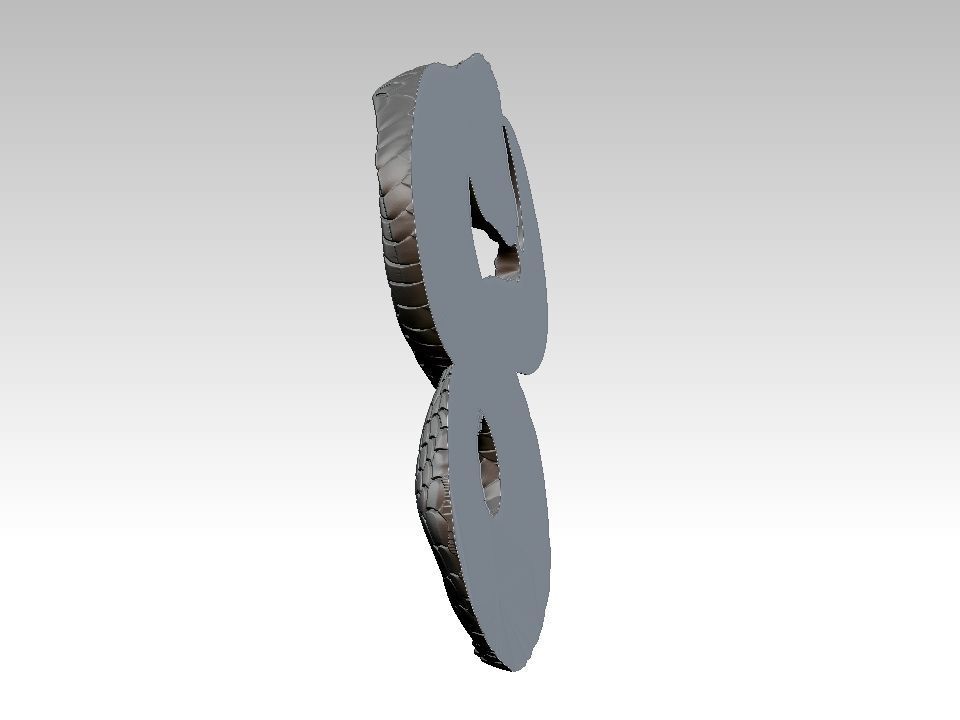 Snake Relief 3D print model_3