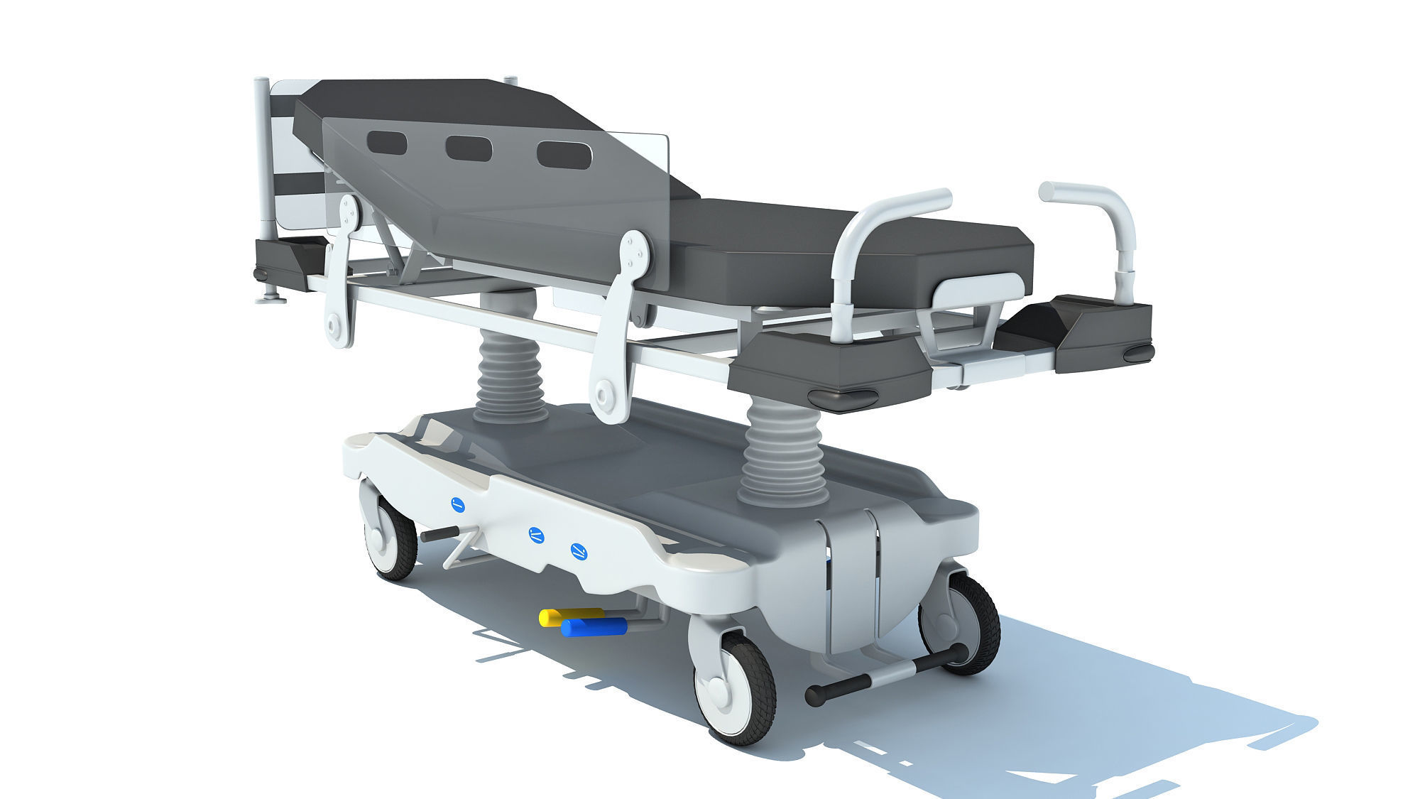 Transport Stretcher 3D model_8