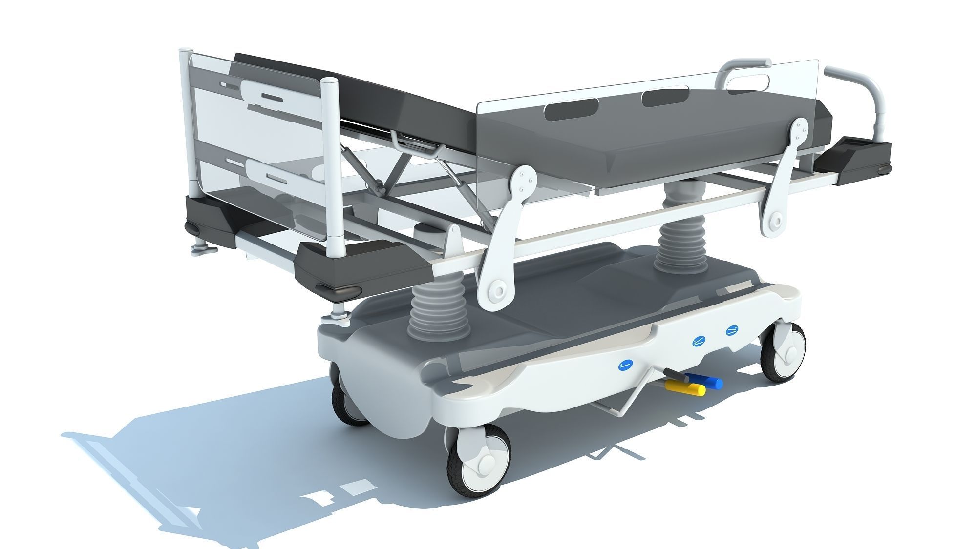Transport Stretcher 3D model_5