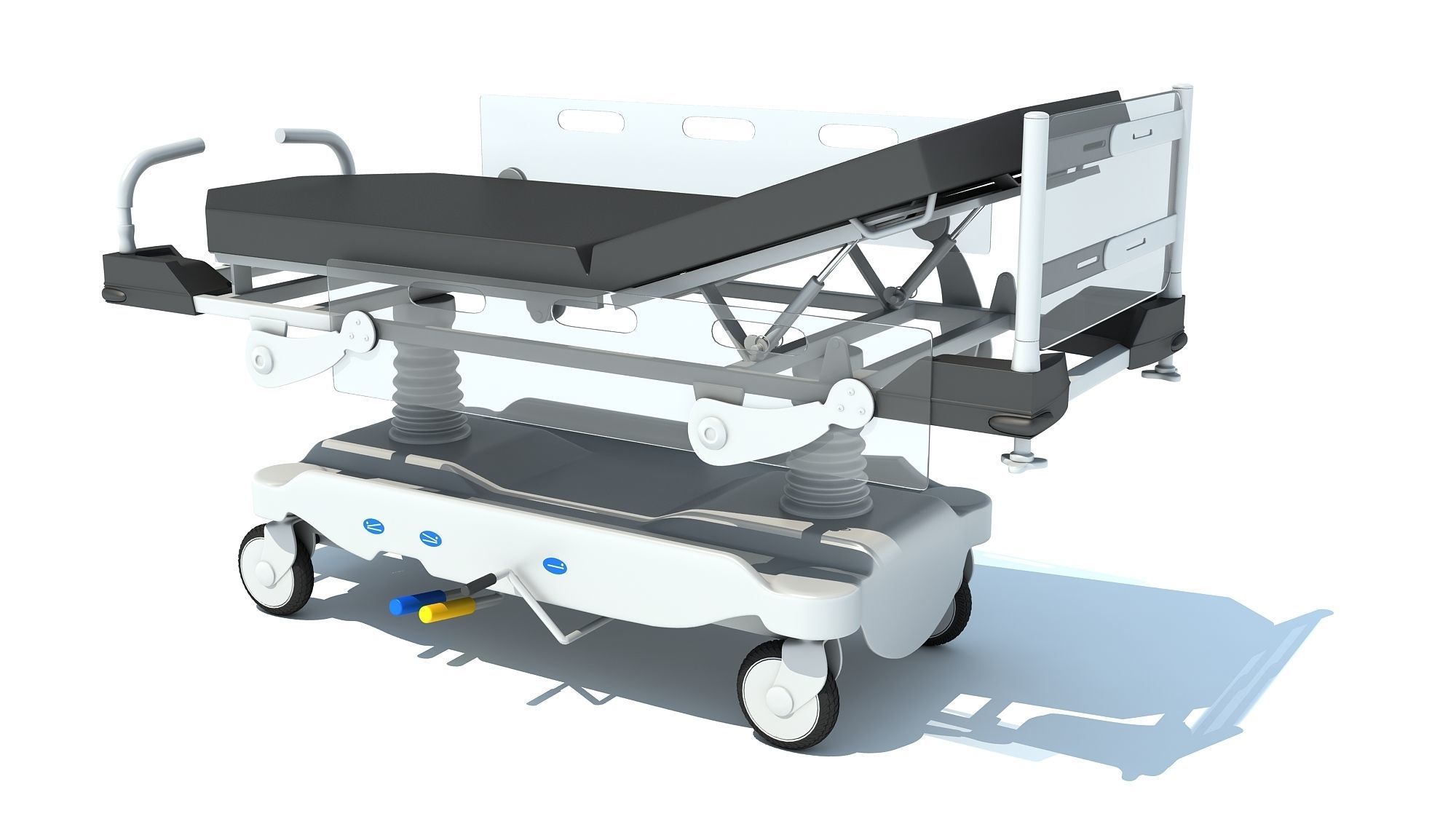 Transport Stretcher 3D model_2
