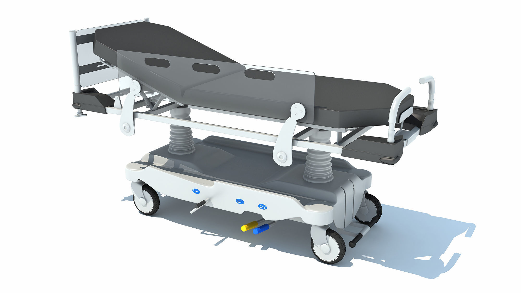 Transport Stretcher 3D model_7