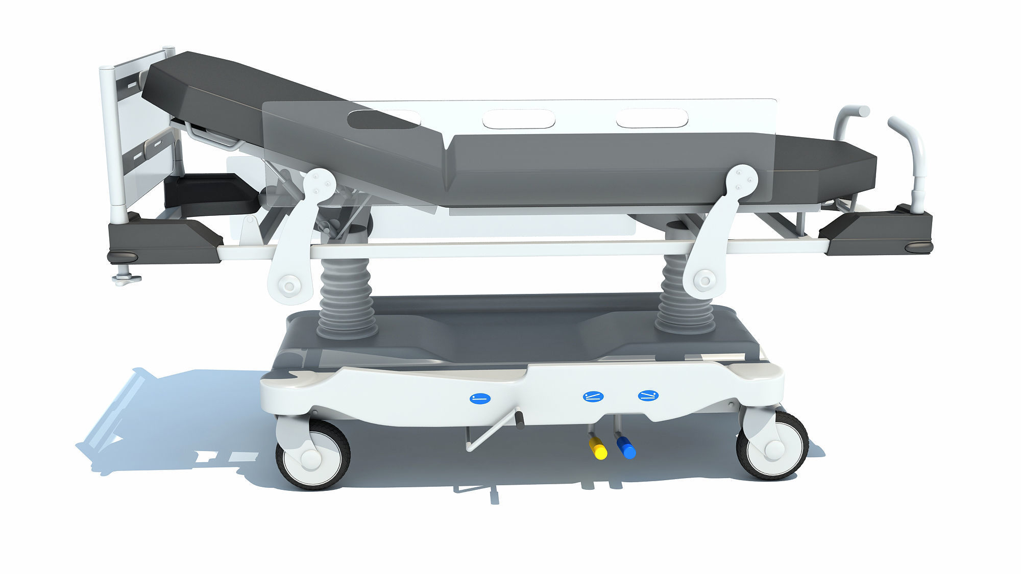 Transport Stretcher 3D model_6