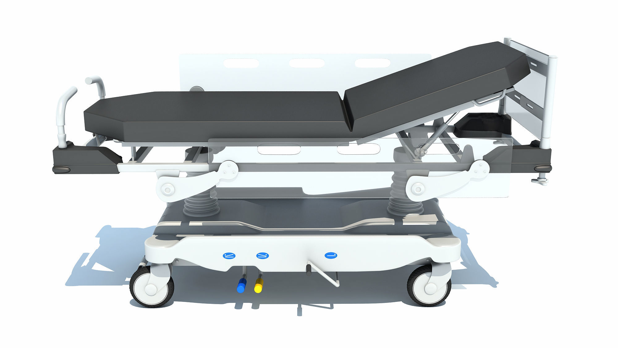 Transport Stretcher 3D model_1