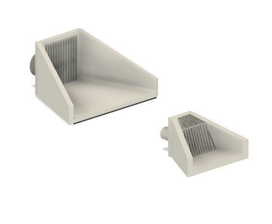 Model Railway Reinforced concrete head wall SPILLWAY OUTFALL 3D print model_5