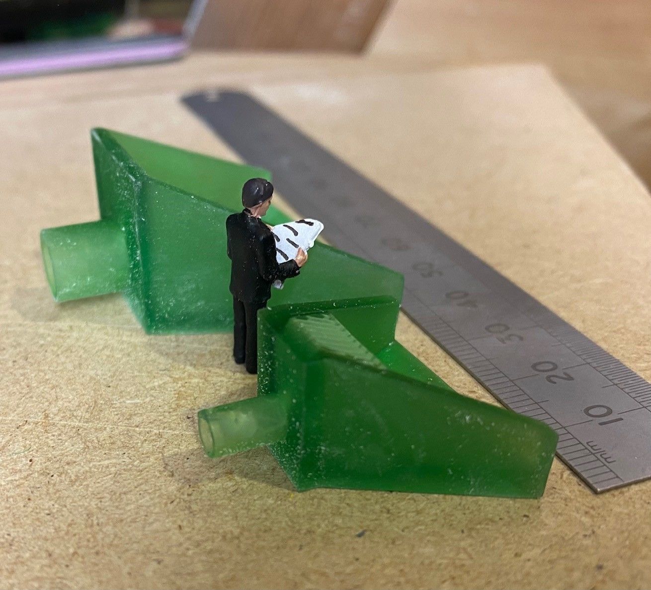 Model Railway Reinforced concrete head wall SPILLWAY OUTFALL 3D print model_18