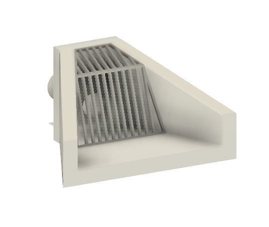 Model Railway Reinforced concrete head wall SPILLWAY OUTFALL 3D print model_2