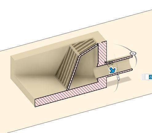Model Railway Reinforced concrete head wall SPILLWAY OUTFALL 3D print model_14
