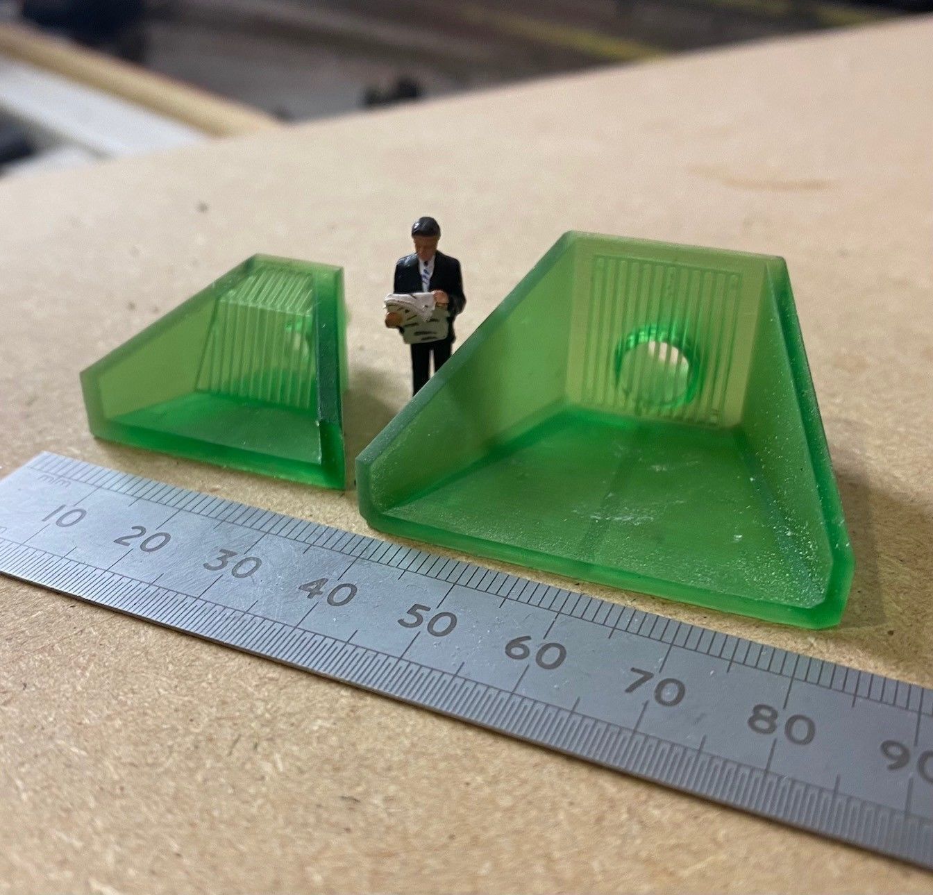 Model Railway Reinforced concrete head wall SPILLWAY OUTFALL 3D print model_16