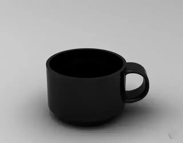 CUP---001 coffee mug 3D print model