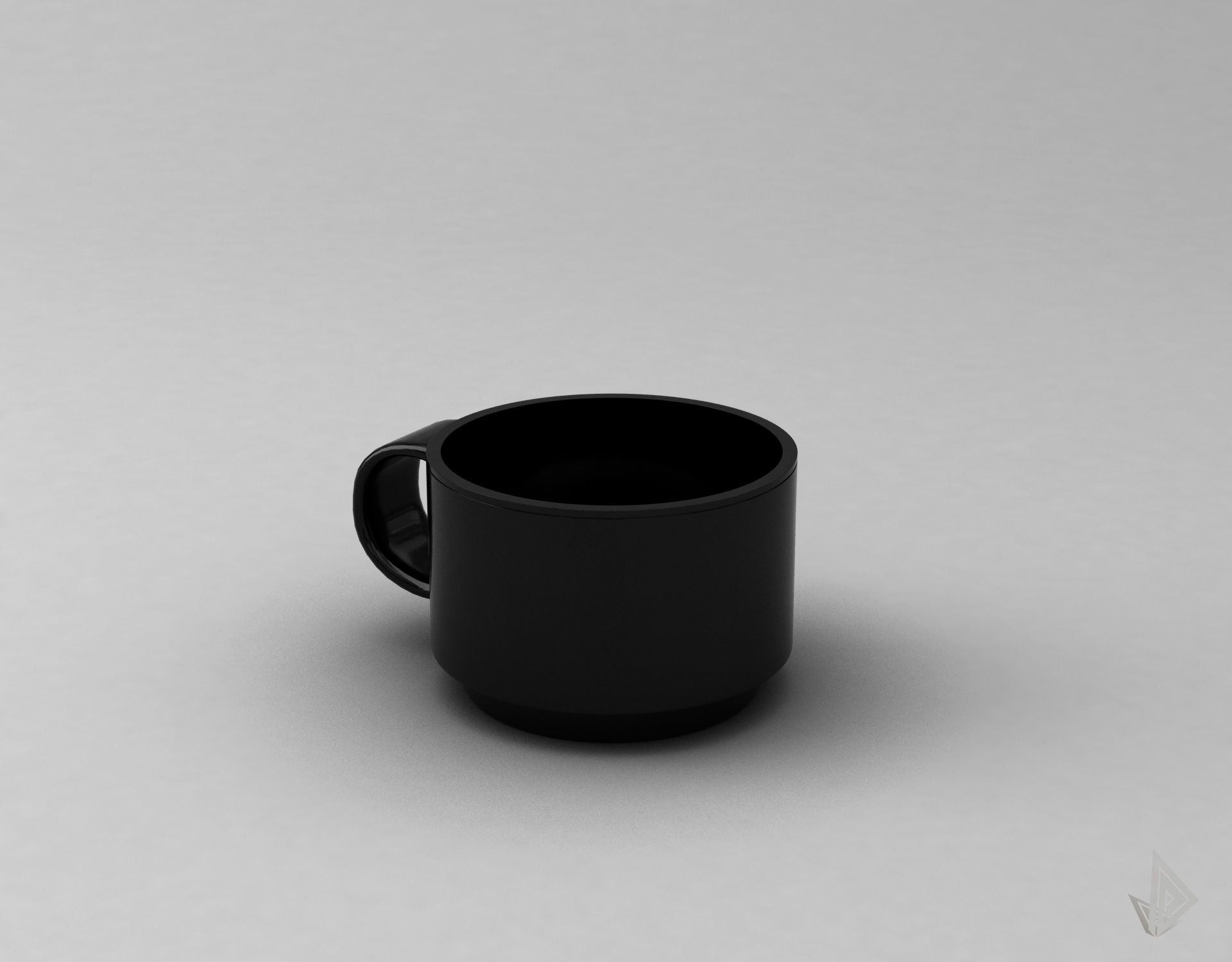 CUP---002 coffee mug 3D print model_10