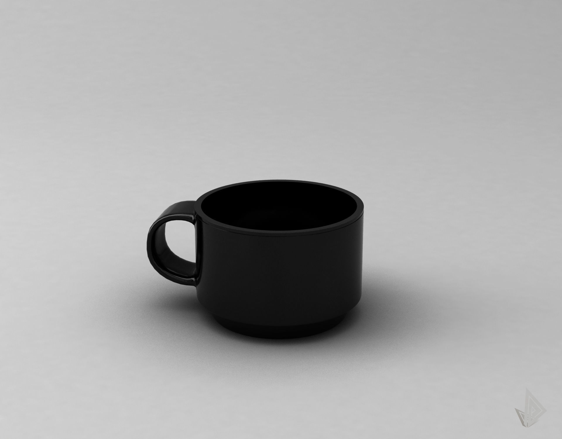 CUP---002 coffee mug 3D print model_11