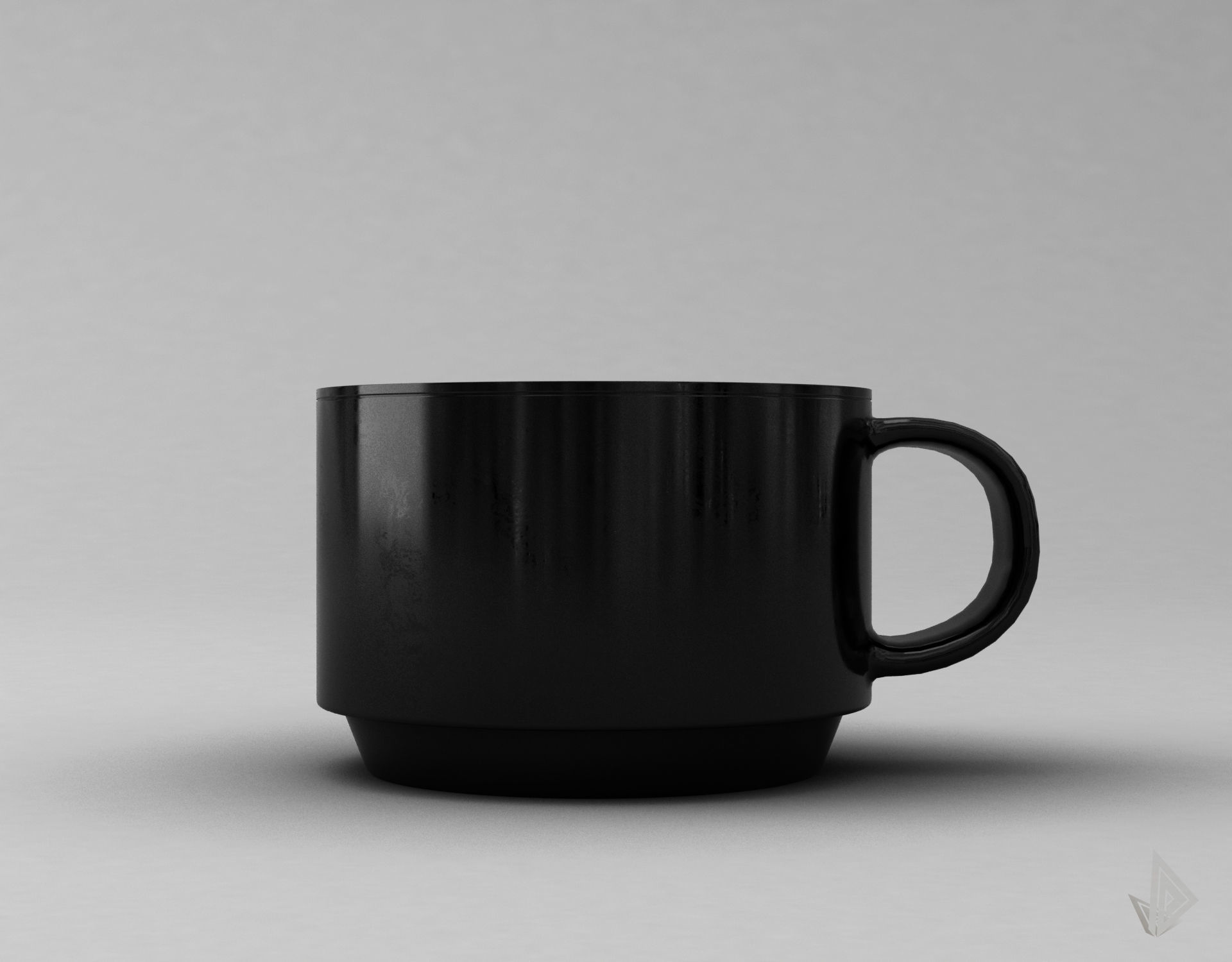CUP---002 coffee mug 3D print model_20