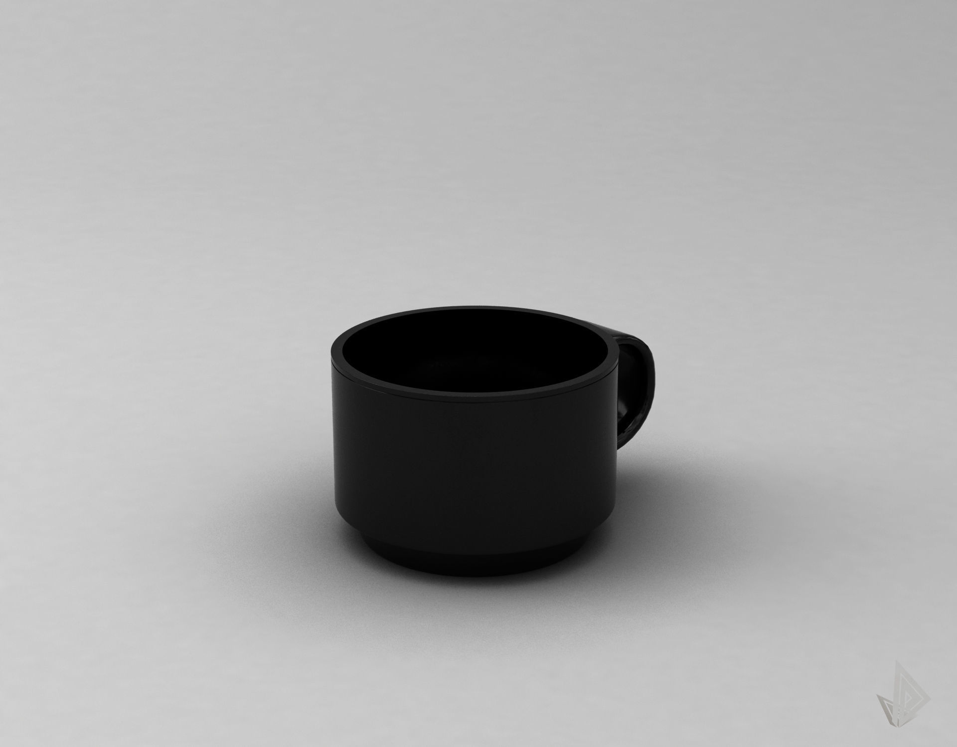 CUP---002 coffee mug 3D print model_5