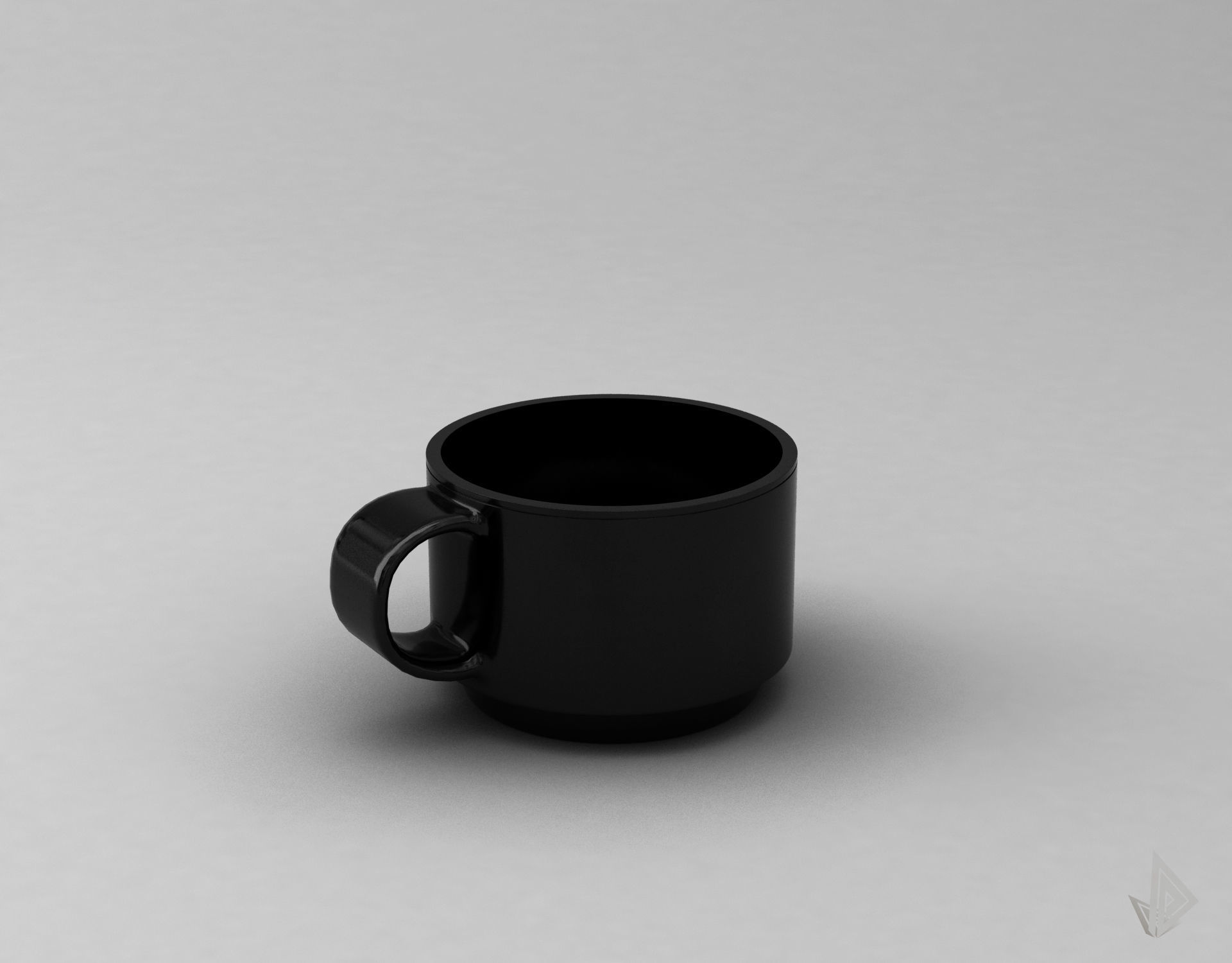 CUP---002 coffee mug 3D print model_13