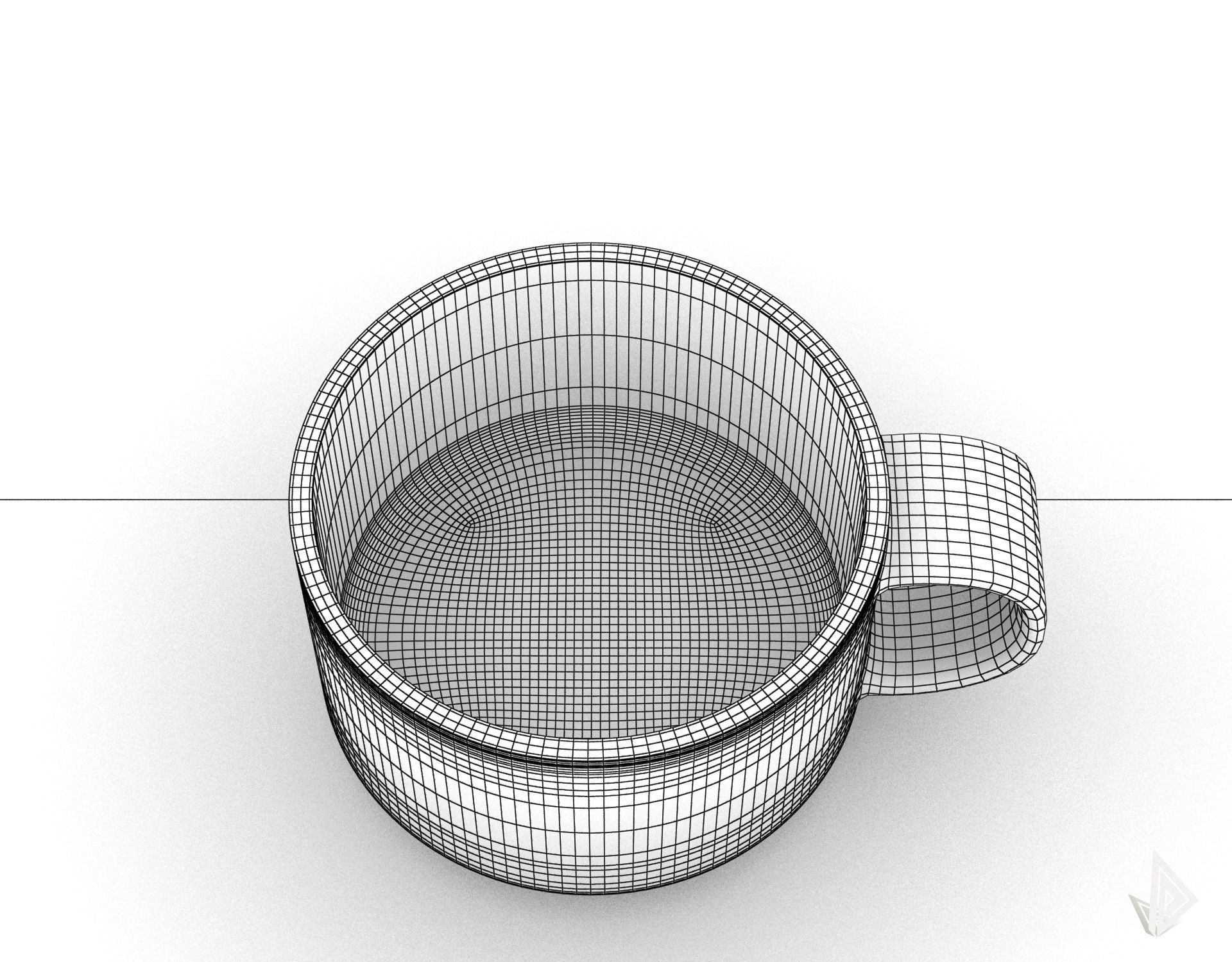 CUP---002 coffee mug 3D print model_42