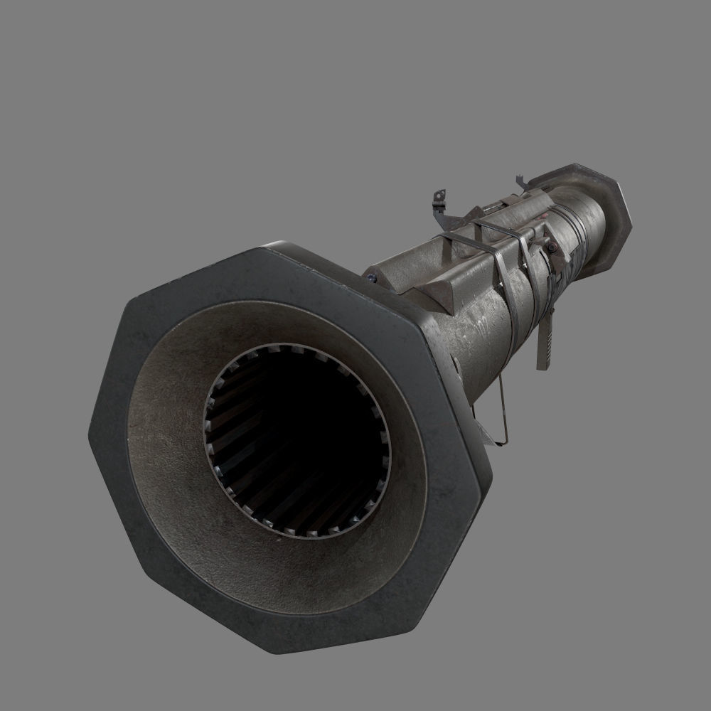 AT4  rocket launcher Low-poly 3D model_12