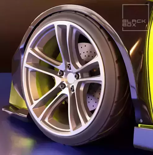 BGT1 WHEEL SET FRONT AND REAR STL